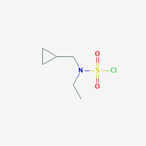 molecular formula C6H12ClNO2S B1529449 N-(环丙基甲基)-N-乙基磺酰氯 CAS No. 1341068-87-8