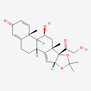 molecular formula C24H30O6 B15294516 Delta14-Desonide CAS No. 131918-67-7