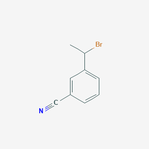 molecular formula C9H8BrN B1529453 3-(1-溴乙基)苯甲腈 CAS No. 1096159-01-1