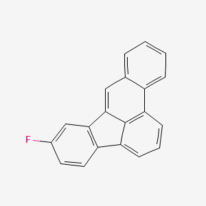 molecular formula C20H11F B15294569 Benz(e)acephenanthrylene, 6-fluoro- CAS No. 125811-13-4