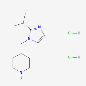 4-[(2-isopropyl-1H-imidazol-1-yl)methyl]piperidine dihydrochloride