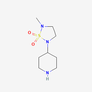 2-Methyl-5-(piperidin-4-yl)-1,2,5-thiadiazolidine 1,1-dioxide