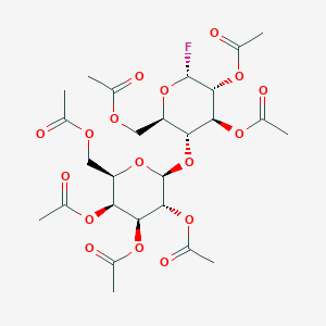 molecular formula C26H35FO17 B15294652 Hepta-O-acetyl alpha-lactosyl fluoride 