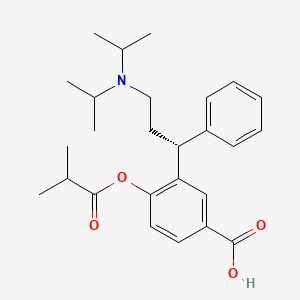 molecular formula C26H35NO4 B15294662 (R)-Fesoterodine Fumarate Impurity E 