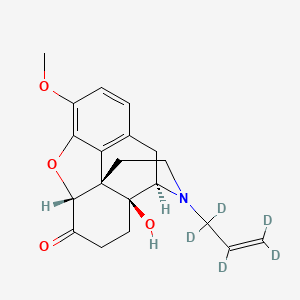 molecular formula C20H23NO4 B15294677 Naloxone-d5 3-Methyl Ether 