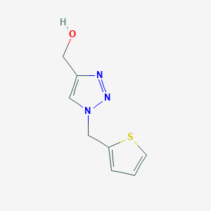 (1-(thiophen-2-ylmethyl)-1H-1,2,3-triazol-4-yl)methanol