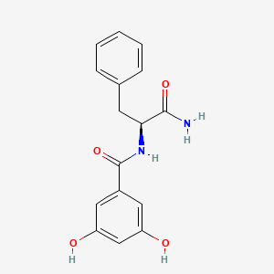 molecular formula C16H16N2O4 B15294726 alpha-RA-F 