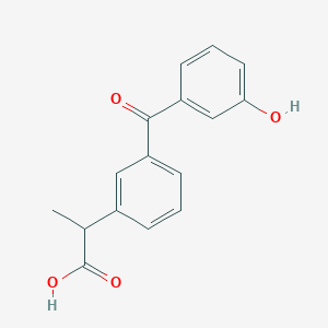 molecular formula C16H14O4 B15294775 3-Hydroxy Ketoprofen 