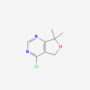 4-Chloro-5,7-dihydro-7,7-dimethylfuro[3,4-d]pyrimidine