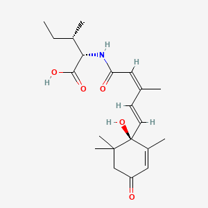 molecular formula C21H31NO5 B15294829 (+)-cis,trans-Abscisic Acid-L-isoleucine 