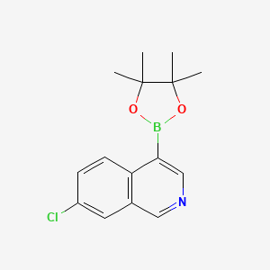 7-Chloro-4-(4,4,5,5-tetramethyl-1,3,2-dioxaborolan-2-yl)isoquinoline