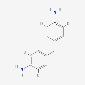 molecular formula C13H14N2 B15294866 4,4'-Methylenebis-benzene-2,6-d2-amine 