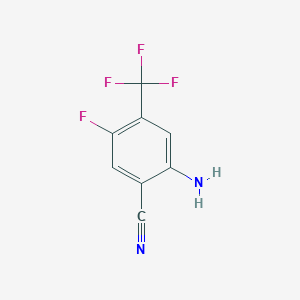 2-Amino-5-fluoro-4-(trifluoromethyl)benzonitrile