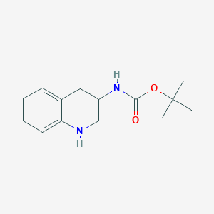 molecular formula C14H20N2O2 B152949 叔丁基(1,2,3,4-四氢喹啉-3-基)氨基甲酸酯 CAS No. 219862-14-3