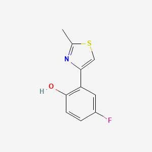 4-Fluoro-2-(2-methylthiazol-4-yl)phenol