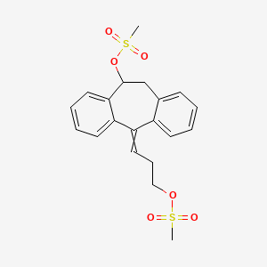 cis-3'-Desmethylamino-3',10-di(methanesulfonyl)hydroxy Nortriptyline