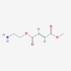 molecular formula C7H11NO4 B15294991 2-Aminoethyl Methyl Fumarate 