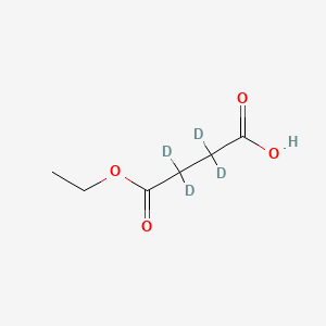 molecular formula C6H10O4 B15295103 Monoethyl Succinic-2,2,3,3-d4 Acid Ester 