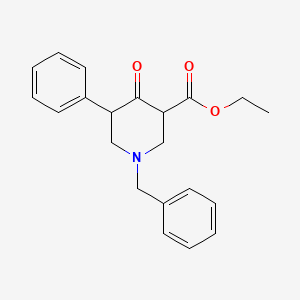 Ethyl 1-benzyl-4-oxo-5-phenylpiperidine-3-carboxylate