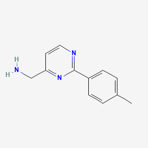 (2-(p-Tolyl)pyrimidin-4-yl)methanamine