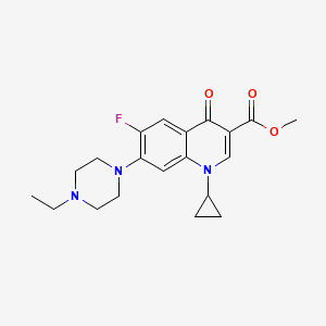 molecular formula C20H24FN3O3 B15295174 Enrofloxacin Methyl Ester 