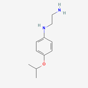 molecular formula C11H18N2O B15295184 n1-[4-(Propan-2-yloxy)phenyl]ethane-1,2-diamine 