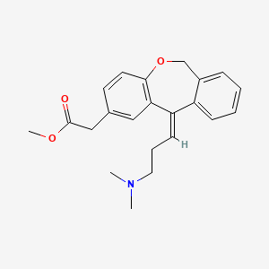 molecular formula C22H25NO3 B15295224 methyl 2-[(11Z)-11-[3-(dimethylamino)propylidene]-6H-benzo[c][1]benzoxepin-2-yl]acetate CAS No. 113806-01-2