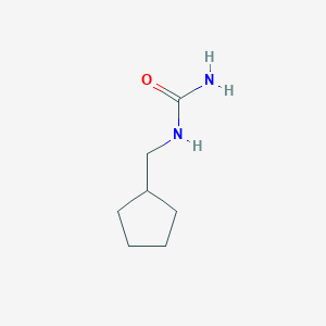 molecular formula C7H14N2O B15295235 (Cyclopentylmethyl)urea CAS No. 1096841-93-8