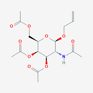 [(2R,3R,4R,5R,6R)-5-acetamido-3,4-diacetyloxy-6-prop-2-enoxyoxan-2-yl]methyl acetate