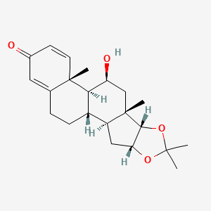 molecular formula C22H30O4 B15295257 Desglycolaldehyde Desonide 