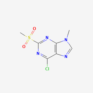 6-chloro-2-methanesulfonyl-9-methyl-9H-purine