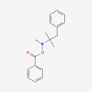 molecular formula C18H21NO2 B15295318 N-(Benzoyloxy)-N,a,a-trimethyl-benzeneethanamine 