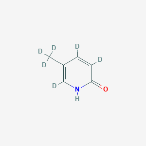 molecular formula C6H7NO B15295324 5-Methyl-2(1H)-pyridinone-d6 