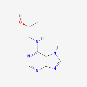 molecular formula C8H11N5O B15295332 (2R)-1-(9H-Purin-6-ylamino)-2-propanol 