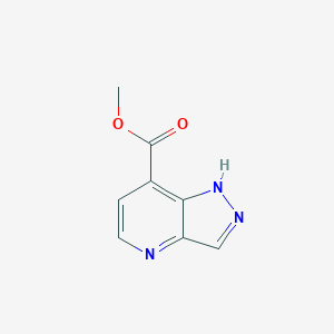 molecular formula C8H7N3O2 B1529535 Methyl 1H-pyrazolo[4,3-B]pyridine-7-carboxylate CAS No. 1363381-17-2