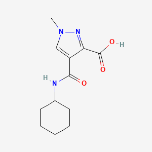 4-(Cyclohexylcarbamoyl)-1-methyl-1H-pyrazole-3-carboxylic acid