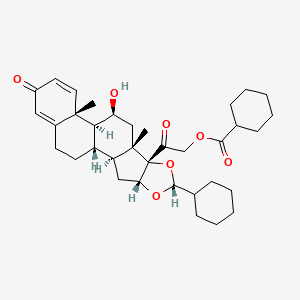 21-Desisobutyryl-21-cyclohexanoyl Ciclesonide