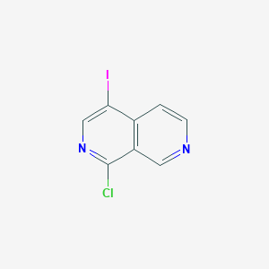 molecular formula C8H4ClIN2 B1529543 1-氯-4-碘-[2,7]萘啶 CAS No. 1234616-02-4