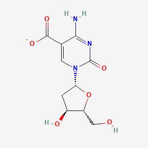 4-amino-1-[(2R,4S,5R)-4-hydroxy-5-(hydroxymethyl)oxolan-2-yl]-2-oxopyrimidine-5-carboxylate