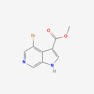molecular formula C9H7BrN2O2 B1529545 Methyl 4-bromo-6-azaindole-3-carboxylate CAS No. 1363381-62-7