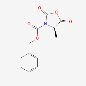 Phenylmethyl (4R)-4-methyl-2,5-dioxo-3-oxazolidinecarboxylate