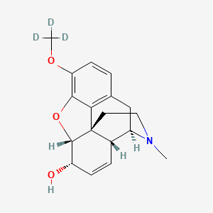 molecular formula C18H21NO3 B15295529 O-Trideuteromethyl Codeine 