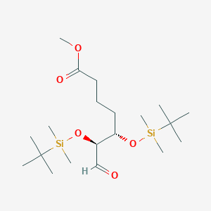 Methyl (5S,6S)-5,6-Bis[[(1,1-dimethylethyl)dimethylsilyl]oxy]-7-oxoheptanoate