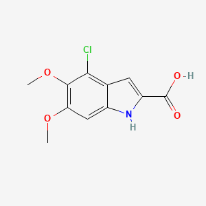 4-chloro-5,6-dimethoxy-1H-indole-2-carboxylicacid