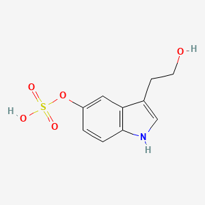 [3-(2-hydroxyethyl)-1H-indol-5-yl] hydrogen sulfate