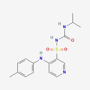 N-[[(1-Methylethyl)amino]carbonyl]-4-[(4-methylphenyl)amino]-3-pyridinesulfonamide