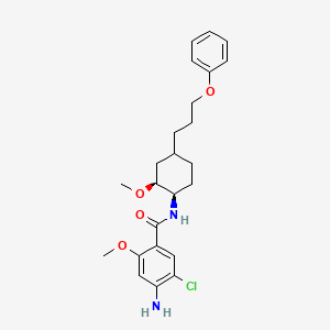 molecular formula C24H31ClN2O4 B15295640 Desfluoro Cisapride 