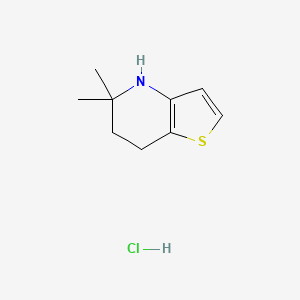 5,5-dimethyl-4H,5H,6H,7H-thieno[3,2-b]pyridine hydrochloride