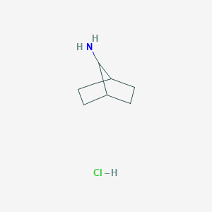 molecular formula C7H14ClN B15295664 Bicyclo[2.2.1]heptan-7-amine hydrochloride 