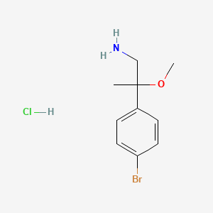 2-(4-Bromophenyl)-2-methoxypropan-1-amine hydrochloride